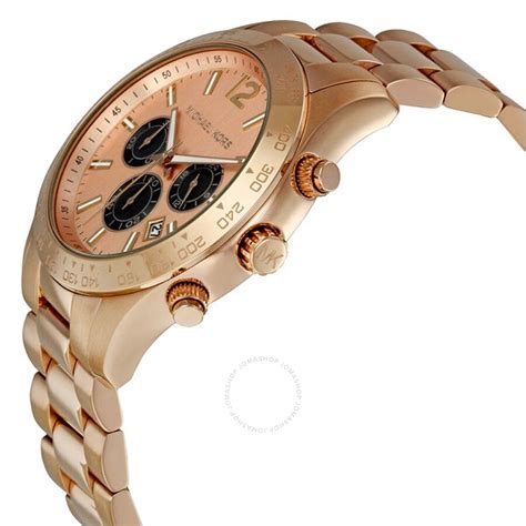 michael kors layton rose gold tone chronograph mens watch mk8186|Michael Kors Layton Rose Gold.